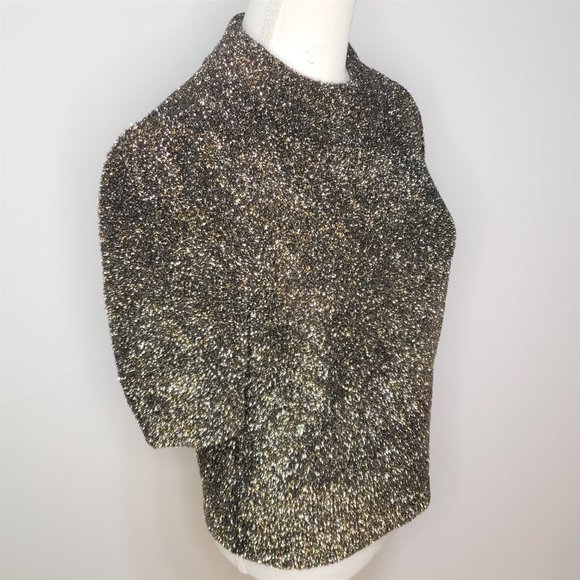 NWT Kate Spade Metallic Pinup Retro Sweater top - Picture 2 of 8